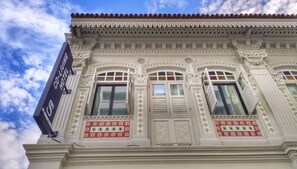 Majoituspaikan julkisivu