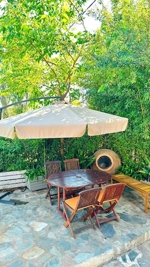Garden view - PS House Platanias (Skiathos)