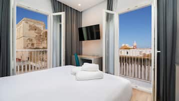 Ropa de cama de alta calidad, edredón y minibar