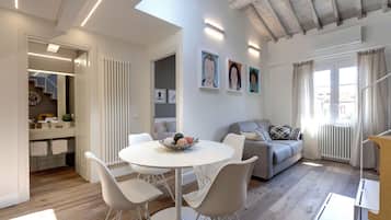 Apartment, 2 Bedrooms | Living area | LCD TV