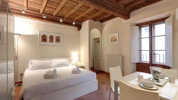 Apartamento, 1 quarto | 1 quarto, Wi-Fi de cortesia, roupa de cama