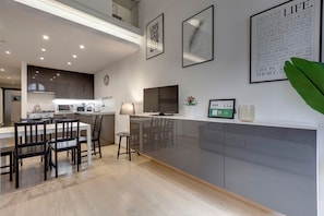 Apartment, 2 Bedrooms | Living area | LCD TV