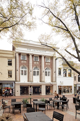 Boutique Hotel Room above The Jefferson Theater on the Downtown Mall