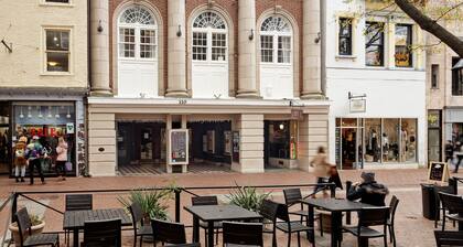 Boutique Hotel Room above The Jefferson Theater on the Downtown Mall
