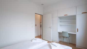 4 habitaciones y ropa de cama