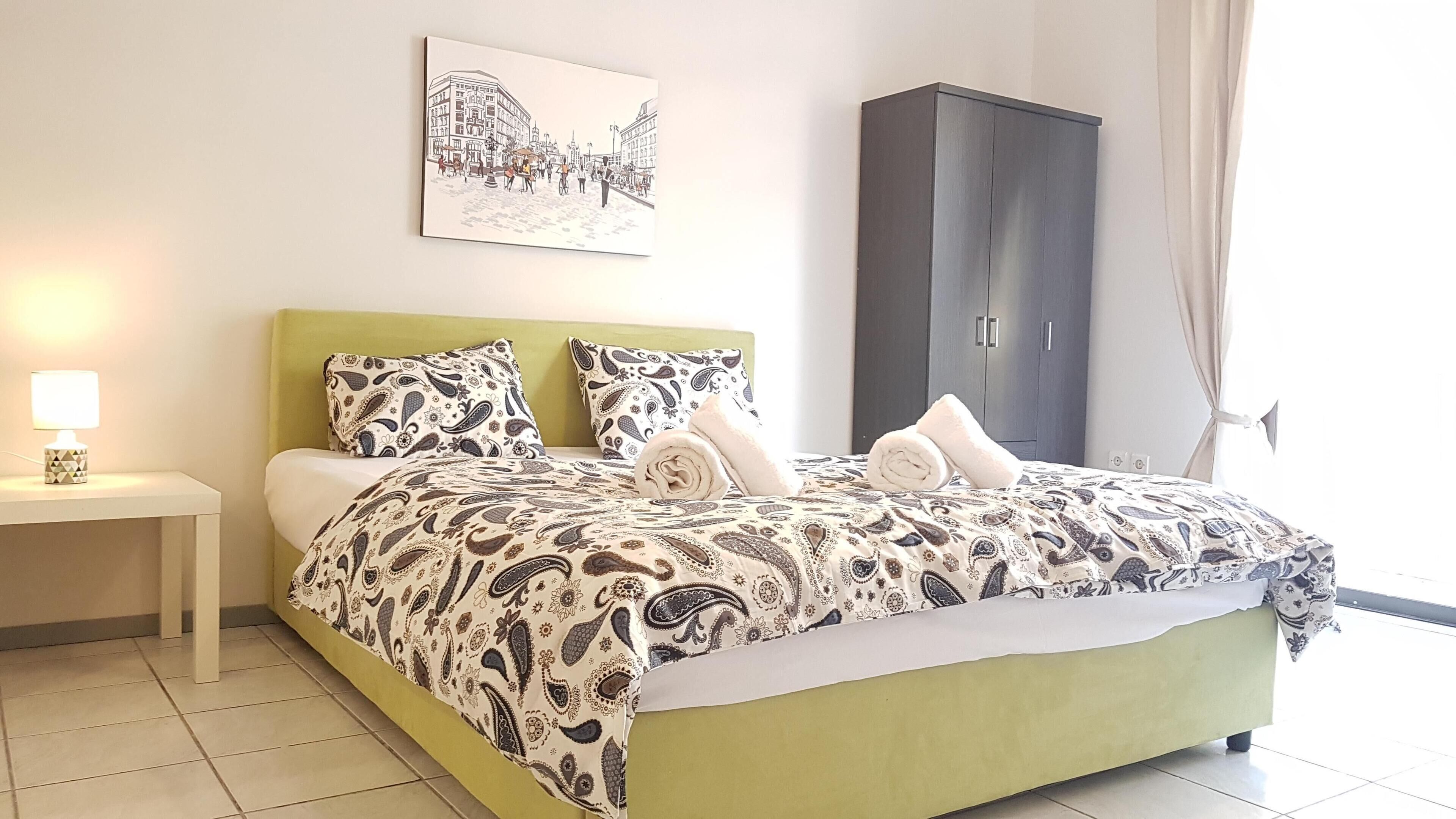 Apartamento | 6 quartos, escrivaninha, ferros/tábuas de passar roupa