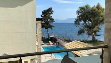 Chambre Double Confort, balcon, vue mer
