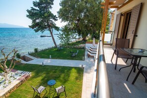 Uitzicht vanaf balkon