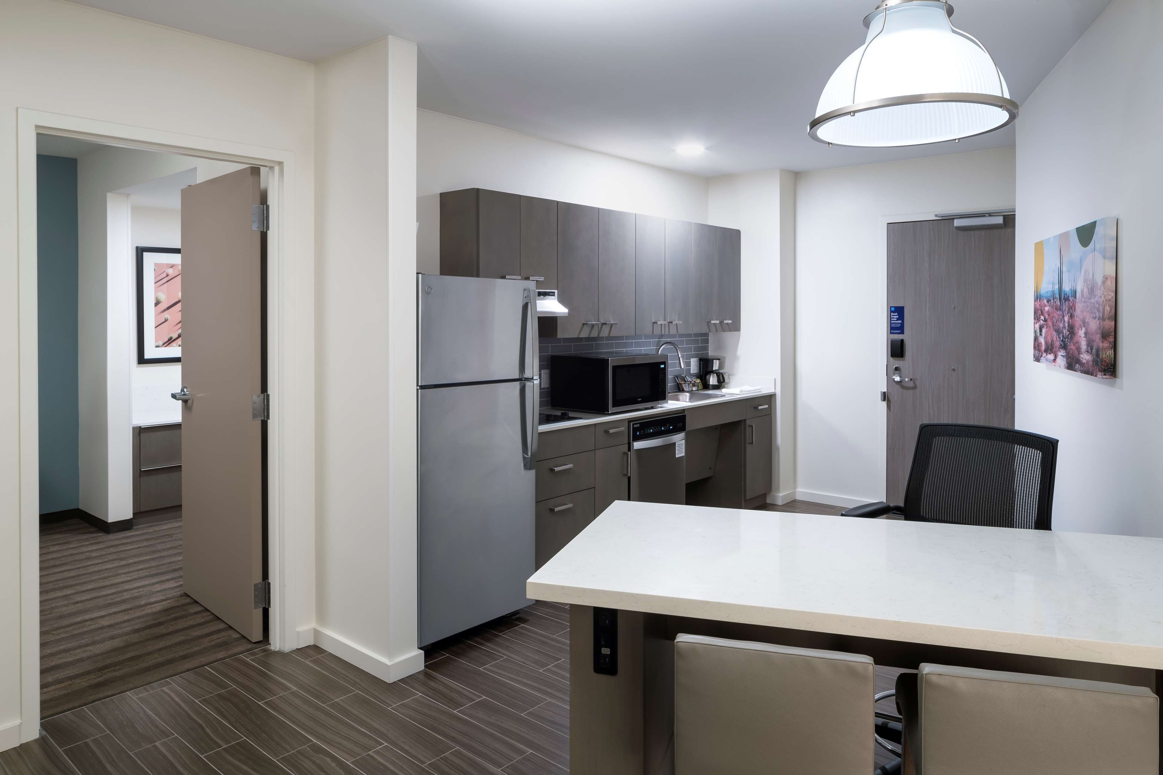 suite, 1 bedroom, accessible (1 king bed & sofa bed, with shower) | private kitchen | coffee/tea maker