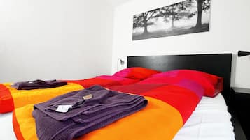 5 habitaciones y ropa de cama