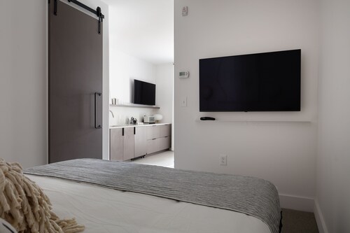Boutique Hotel Room above The Jefferson Theater on the Downtown Mall