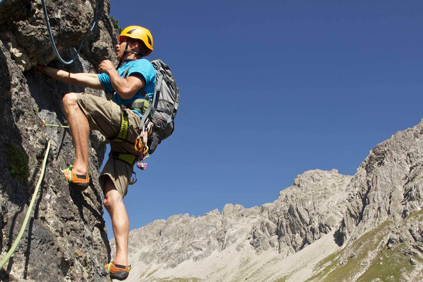 outdoor rock climbing