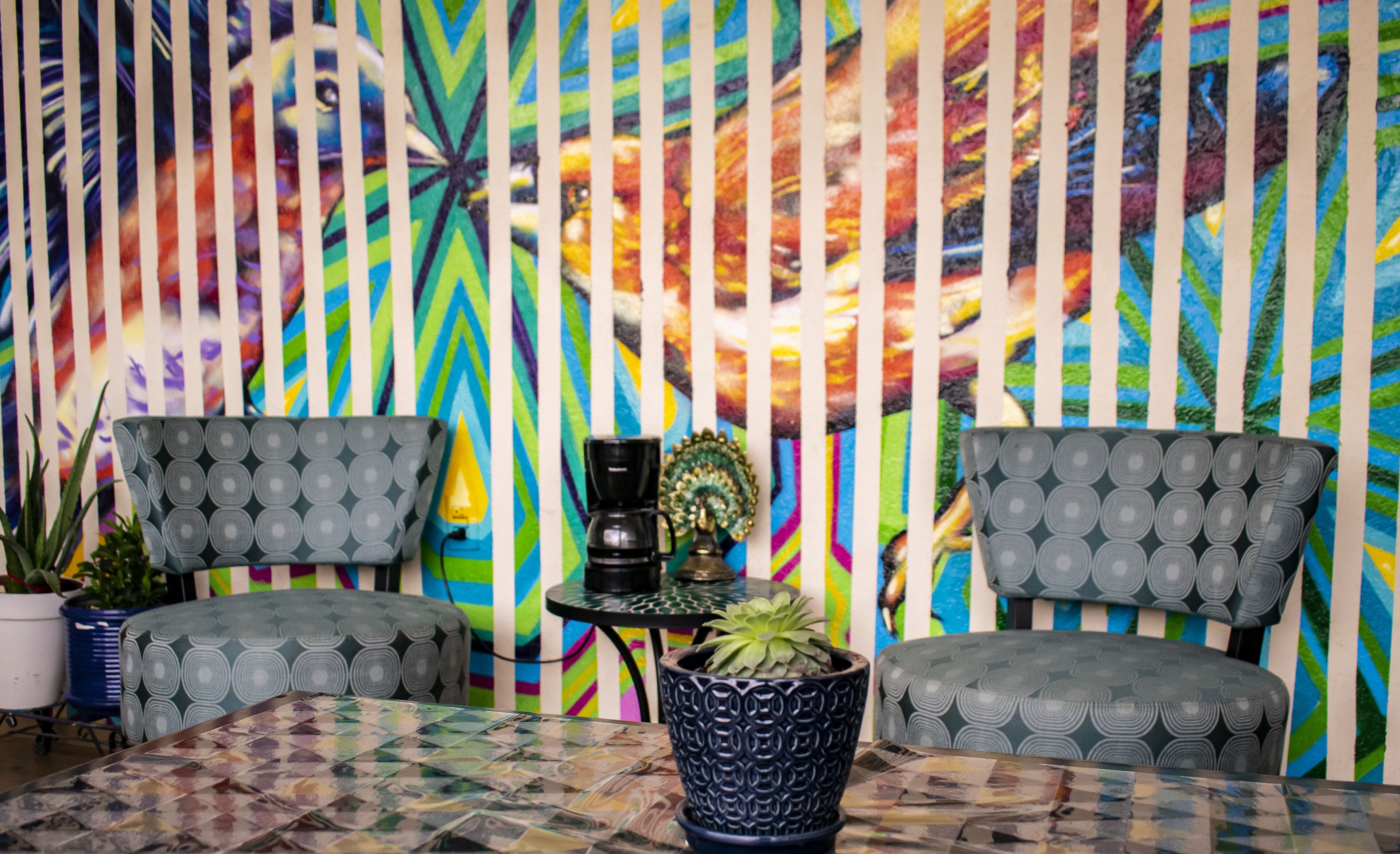 Sala de estar en el lobby