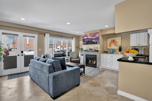 2min Walk to the Beach, A/C, Beach Cruisers, Tesla charger, 100+ 5 Star reviews.