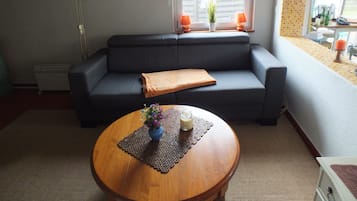 TV, books, stereo