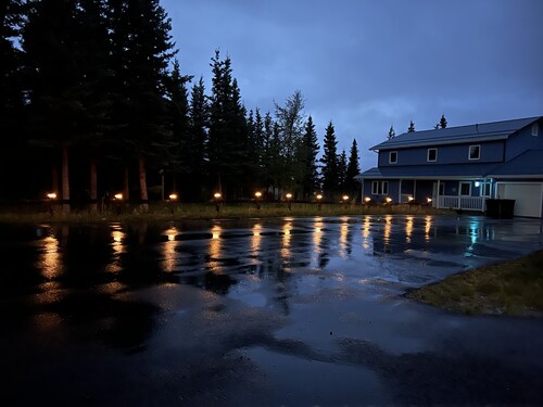 Great views from A Second Home in Denali, vacation rental, close to the Park!
