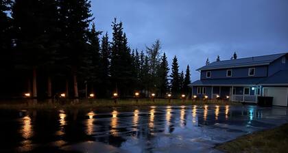 Great views from A Second Home in Denali, vacation rental, close to the Park!