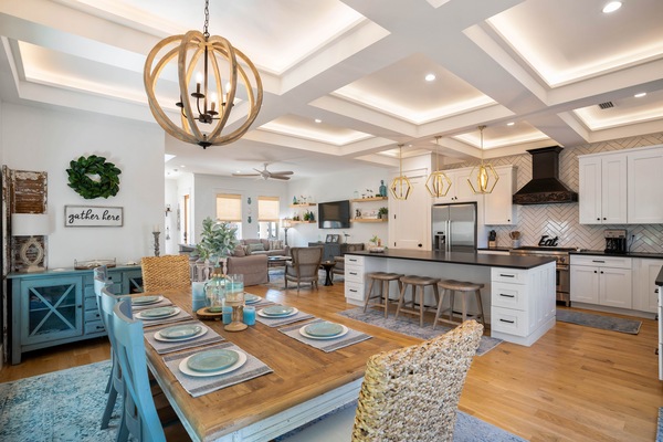 Beautiful living area downstairs