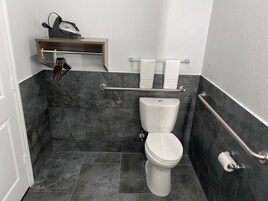 Free toiletries, hair dryer, towels, soap