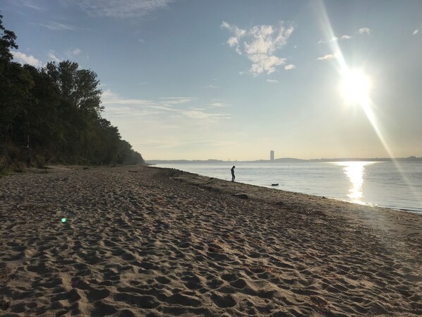Tæt på stranden, liggestole