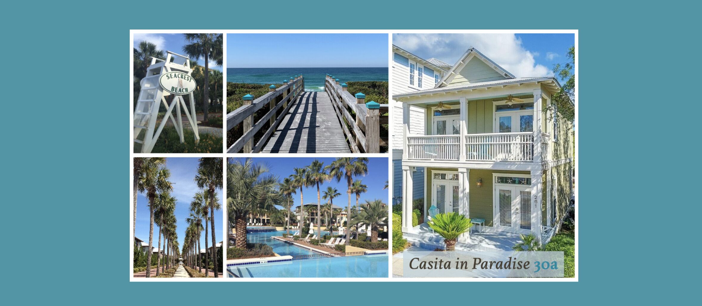 Great Escape Couples/Small Families in Seacrest Beach, Steps to Beach & Dining
