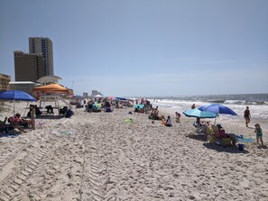 In Strandnähe, Strandtücher