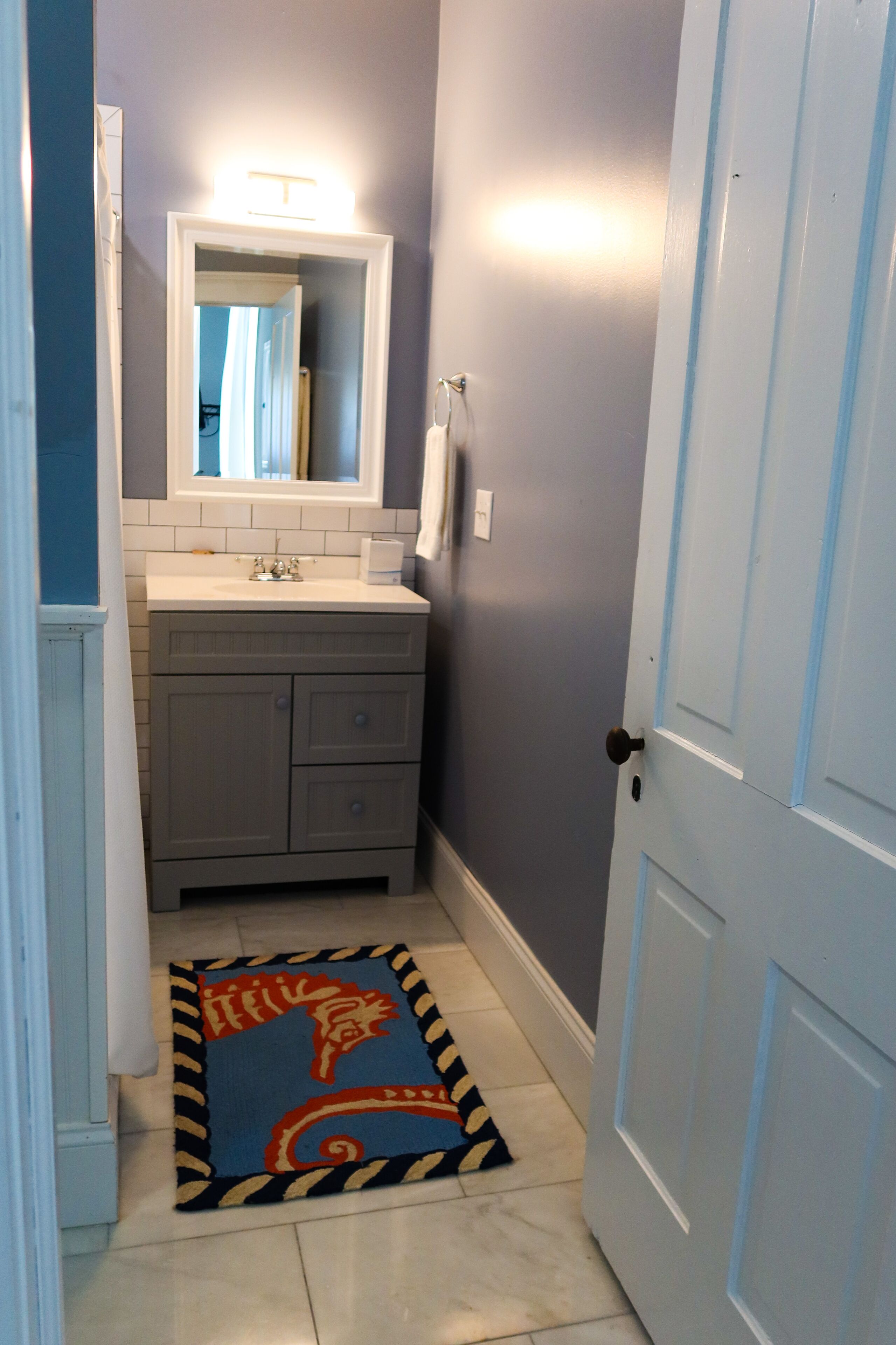 comfort cottage | bathroom | hair dryer, towels, soap, shampoo