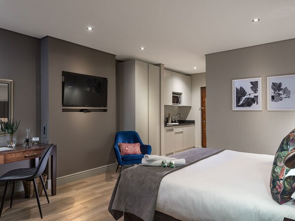 1 habitación, acceso a internet y ropa de cama 