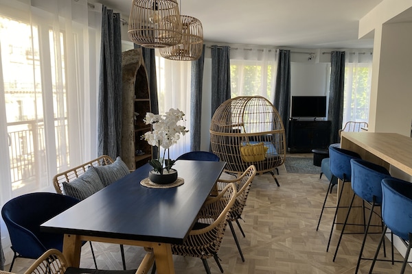 Vue sur salon et séjour