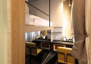 Basic-hytte | Pengeskab på værelset, skrivebord, gratis Wi-Fi