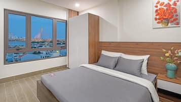 1 dormitorio, ropa de cama de alta calidad, minibar