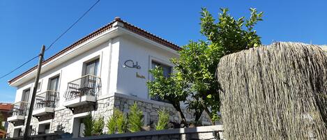 Overnatningsstedets facade