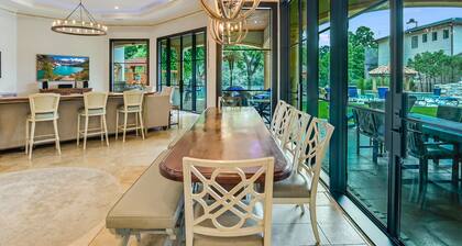 Above Hacienda | Waterfront I Pool&Spa with Slide I Pickleball I Playscape