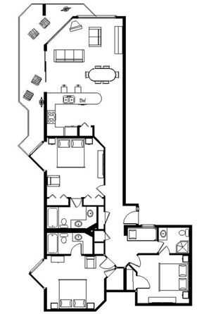 Studio (3 Bedrooms) | Interior