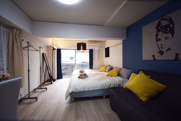 Apartamento | Ferros/tábuas de passar roupa, Wi-Fi de cortesia, roupa de cama
