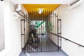 Majoituspaikan sisäänkäynti