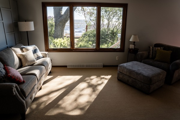 Relax and soak in the view in your spacious living room