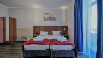 Minibar, in-room safe, blackout drapes, soundproofing