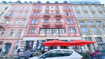 Fassade der Unterkunft