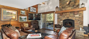 Renovated Burgess Creekside Ski Townhome – Fireplace, Private Garage & Gear Storage