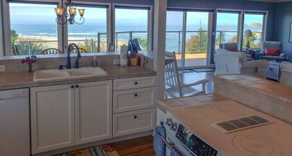Immaculate home with breathtaking views of Netarts Bay and Ocean!