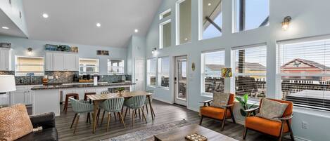 Smart TV, video games, table football, ping pong