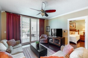 Een televisie en een dvd-speler