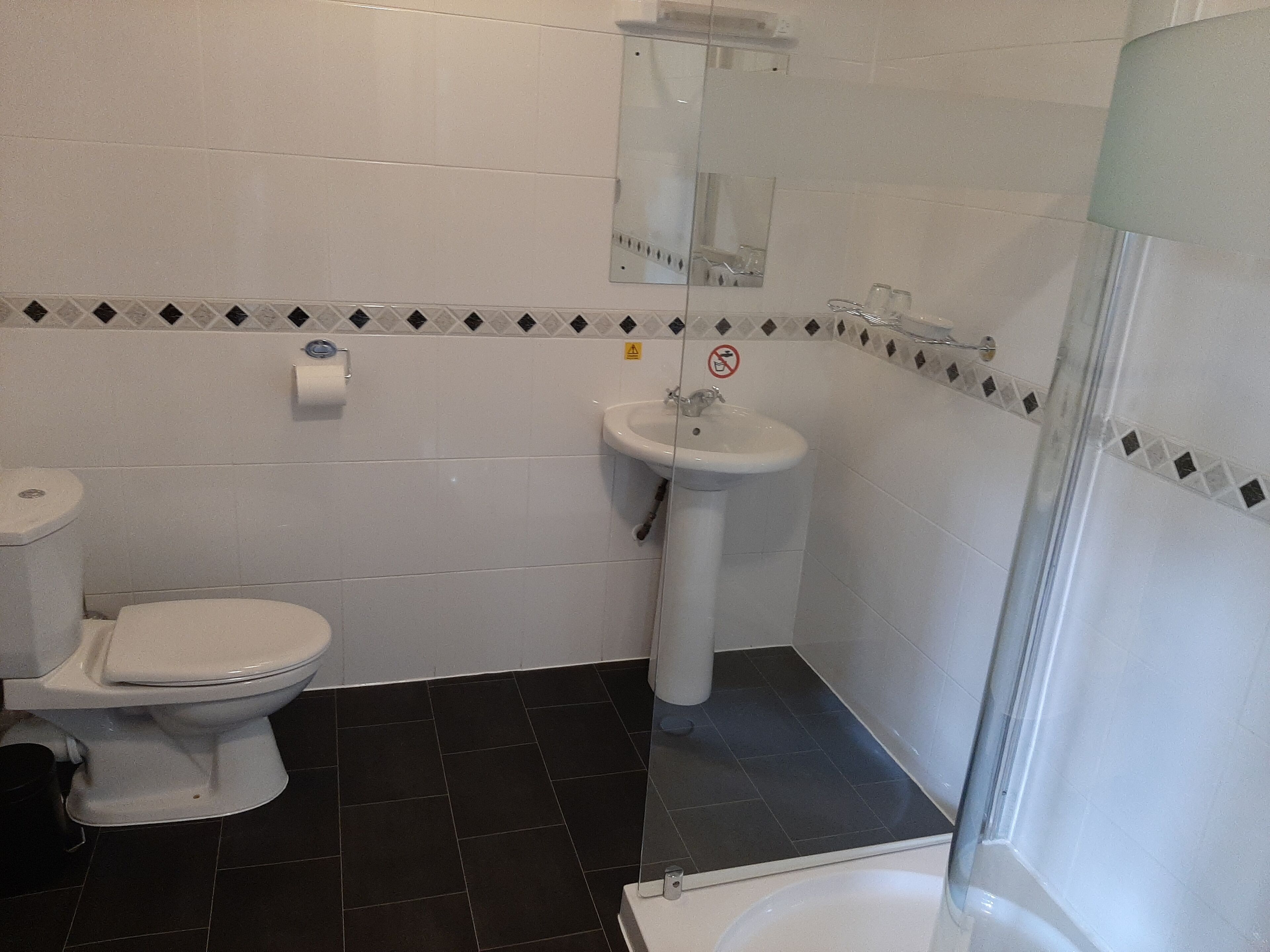 free toiletries, hair dryer, towels, soap