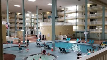 Indoor pool, outdoor pool
