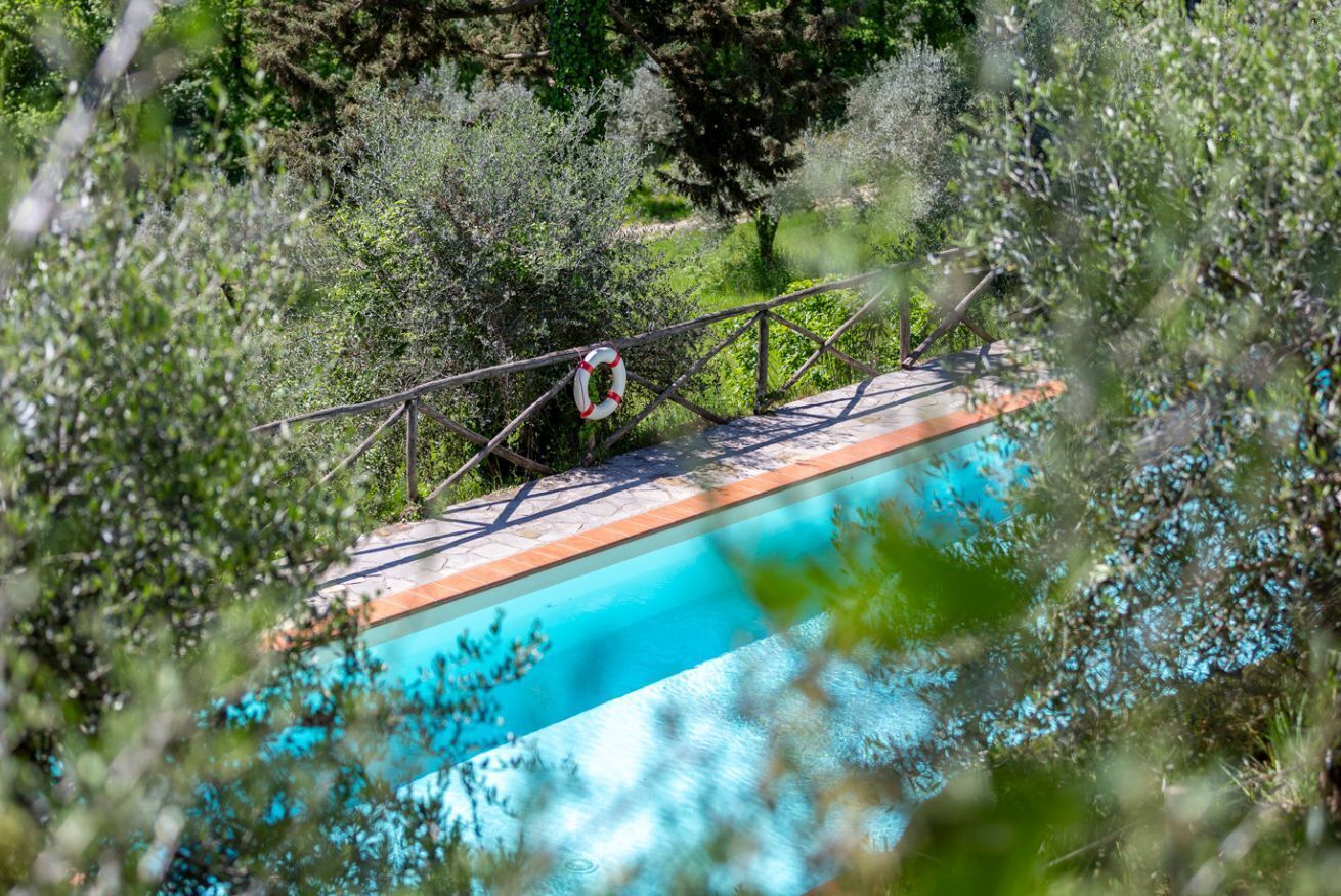 Una piscina riscaldata
