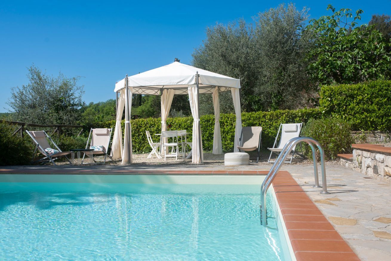 Una piscina riscaldata