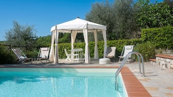 Una piscina riscaldata