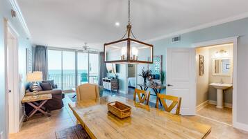 TV, DVD player, video library