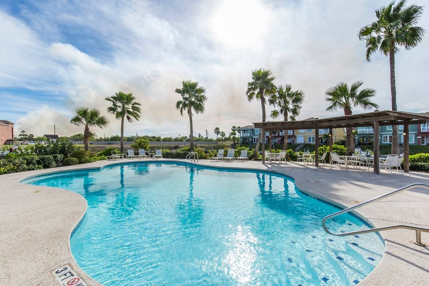 Una piscina climatizada